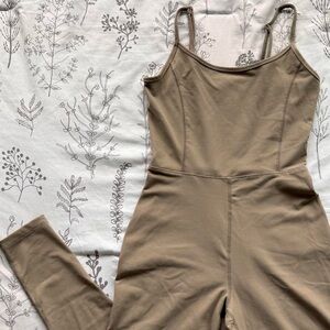 Garage - Tan Bodycon jumpsuit